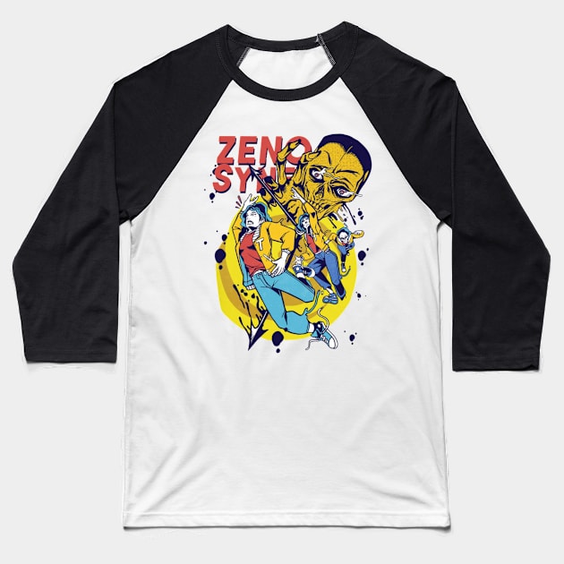 Comic zenosyne time Baseball T-Shirt by mehdime